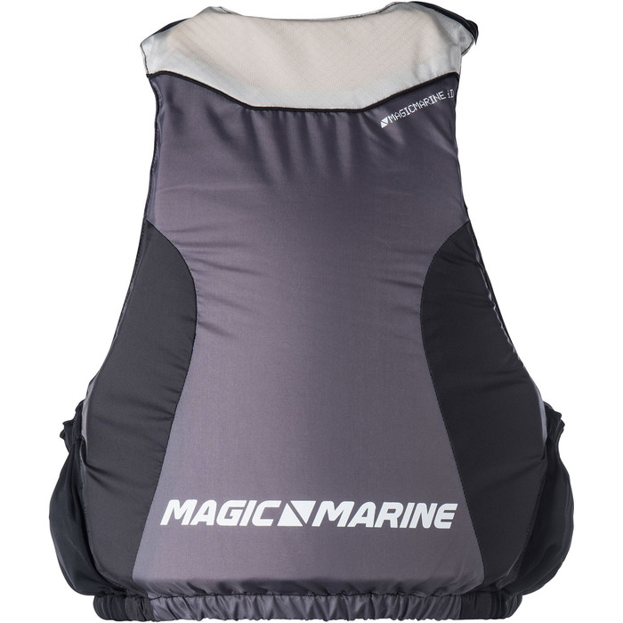 2023 Magic Marine Wave Zip Free Buoyancy Aid Light Grey 170075