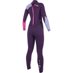 2019 Mystic Womens Star 5/4mm Back Zip Wetsuit Purple 180029