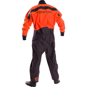 2022 Typhoon Junior Rookie Drysuit Svart / Orange 100171