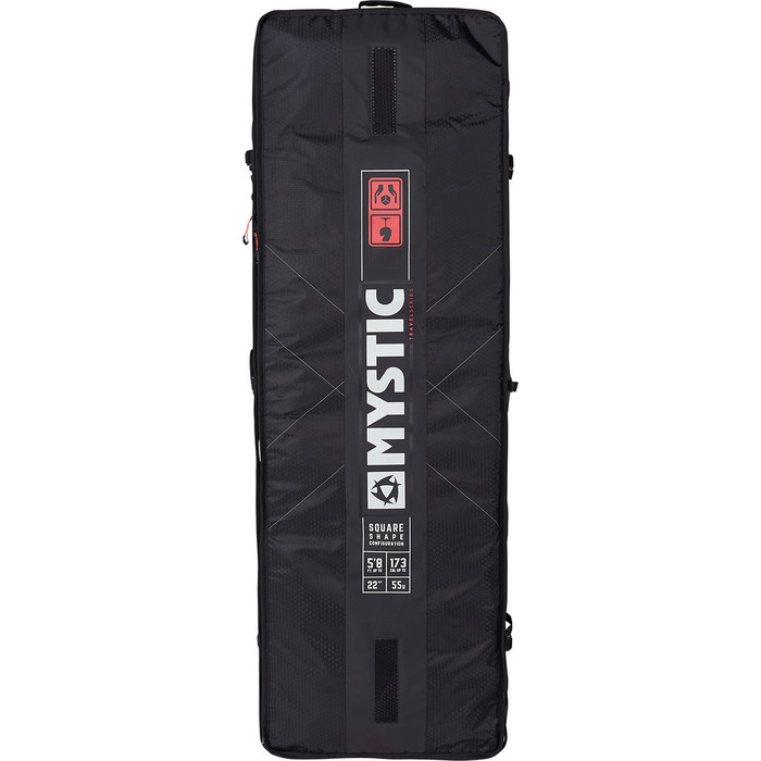 2024 Mystic Gearbox Square Board Bag 5'4 Black 190057