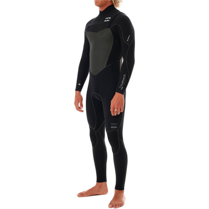 贈り物 Billabong Xero Black Wetsuit Zip Chest 3/2mm Enduro Furnace サーフィン・ボディボード