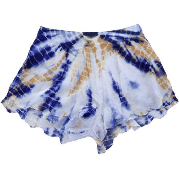 Billabong Ladies Beyond Sunrise Shorts Crinkle - Azul Cruz W3WK04