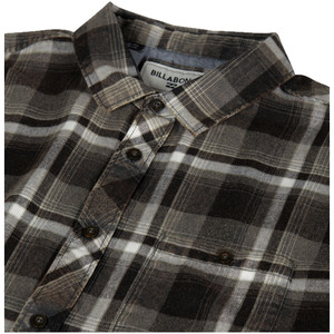 Billabong Vantage Long Sleeve Flannel Shirt ASPHALT Z1SH09