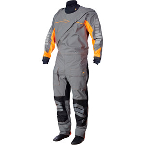 Crewsaver Phase 2 Front Zip Drysuit Grau / Orange + UNDERSUIT & Drybag 6923