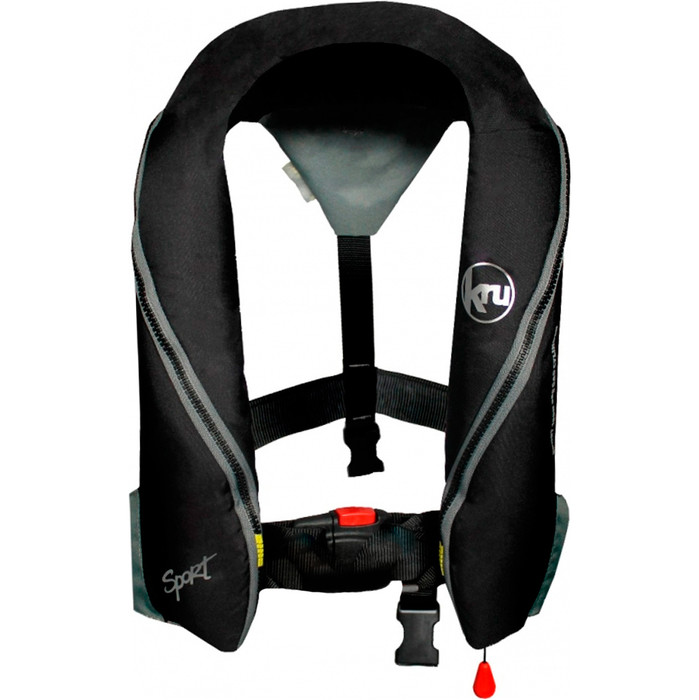 Kru Sport 185N Manual Lifejacket - Black