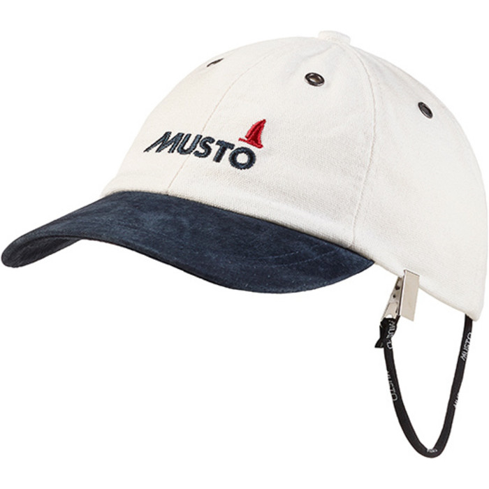 2024 Musto Evo Original Crew Cap Antico Vela Bianco Ae0191