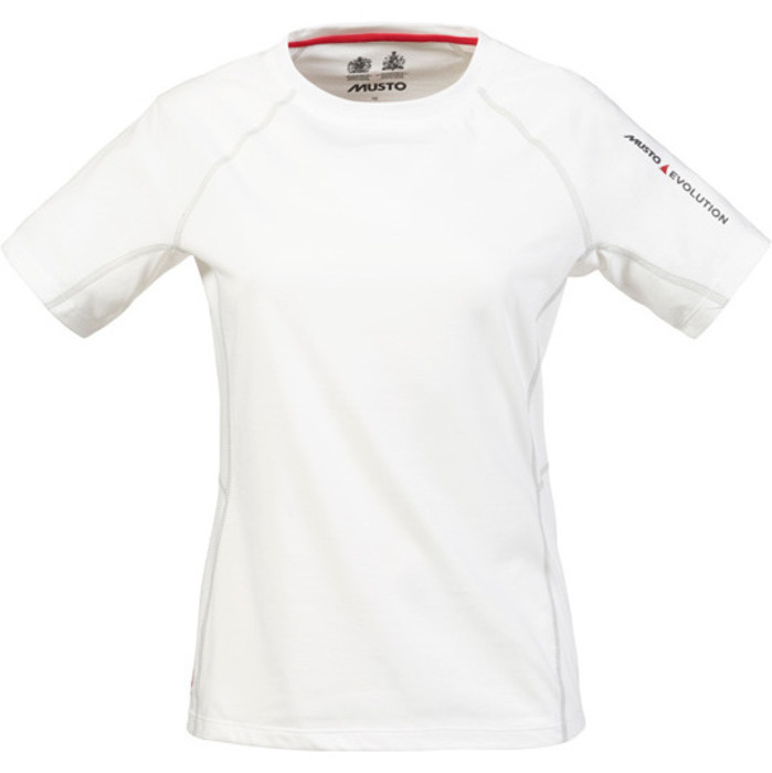 Musto Damen Evolution Sunblock T-Shirt WEISS SE0863