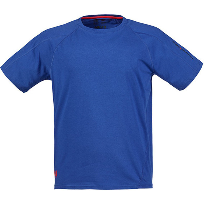 Musto Evolution Logo Kurzarm T-shirt In Surf Blue Se1361