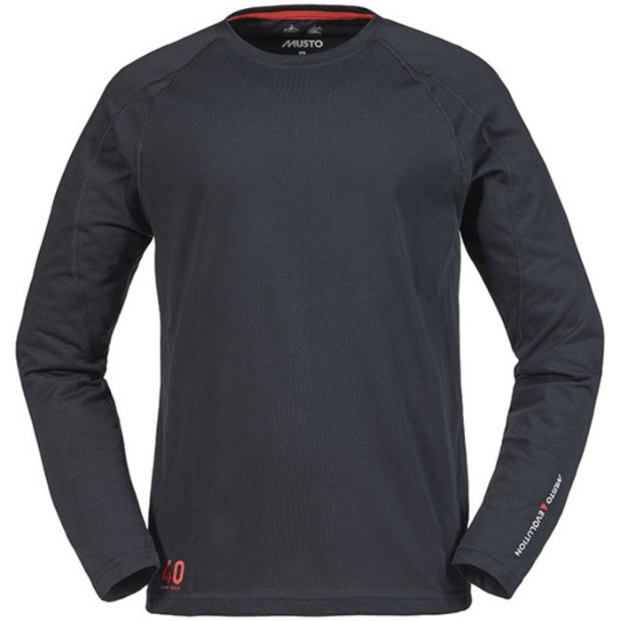 Musto Evolution Sunblock Langarm T-shirt Schwarz Se1550
