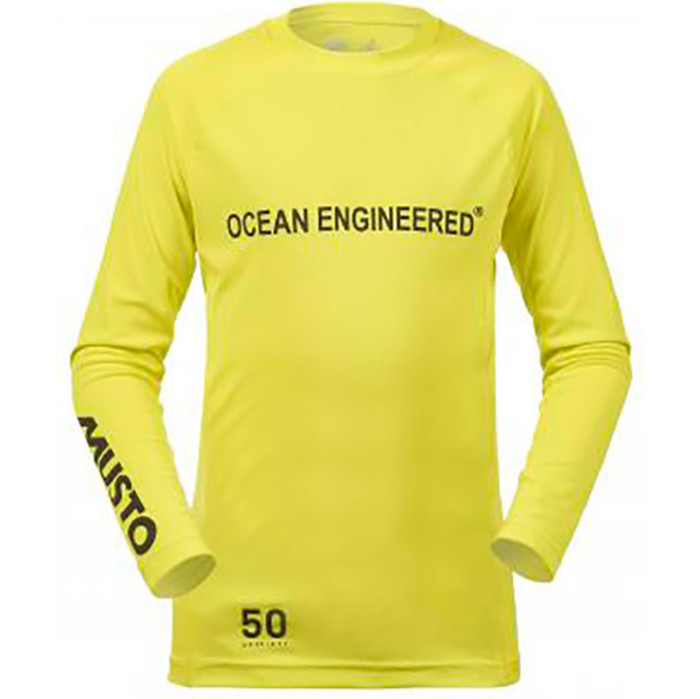 Musto Junior Insignia Dinghy Langrmet T-Shirt SULFUR SPRING KS007J0