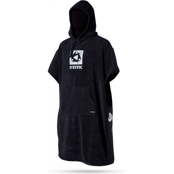 Robe Mystic changeante / poncho en noir 150135