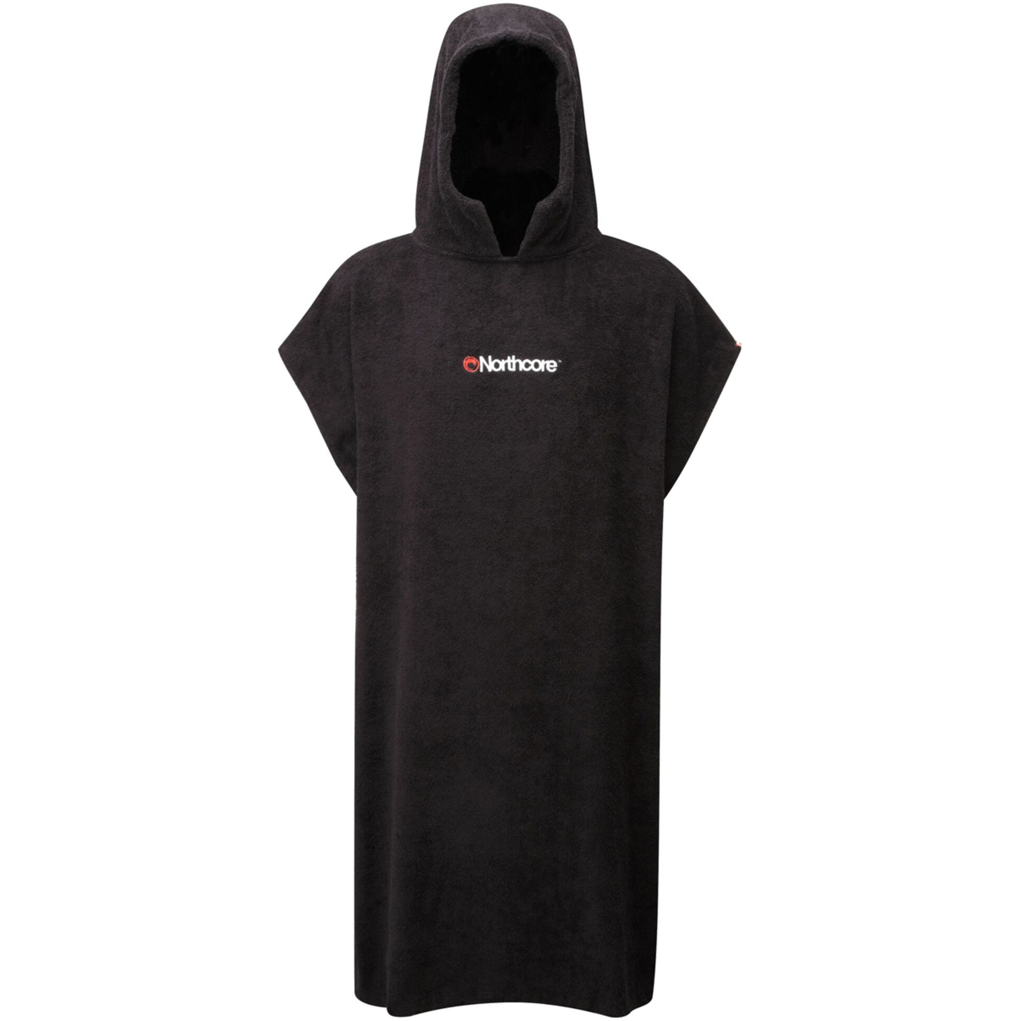 2022 Northcore Beach Basha Changing Robe / Poncho NOCO24A - Black - Accesorios - | Wetsuit Outlet