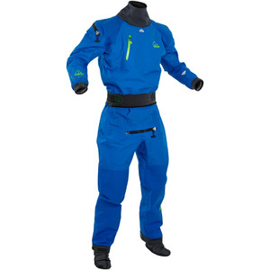 2018 Palm Atom Back Zip Wildwasser-Kajak- Drysuit Inc Underfleece Blue 11735