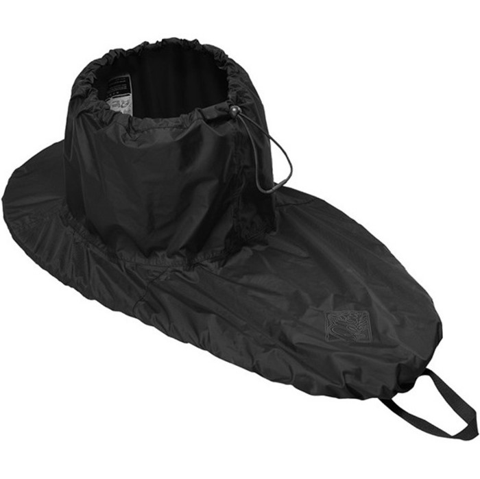 Palm Kayak or Kayaking Coniston Recreational Touring Spray Deck in Black with Blue Logo Stitched and Heat Taped Seams