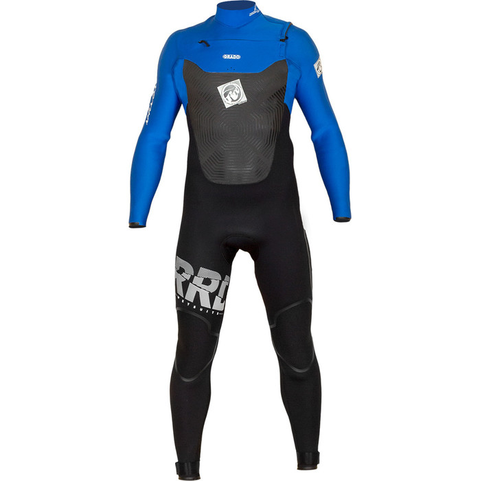 2016 RRD Grado 4 / 3mm Chest Zip Wetsuit in Black / Cyanine Profonde 4913028