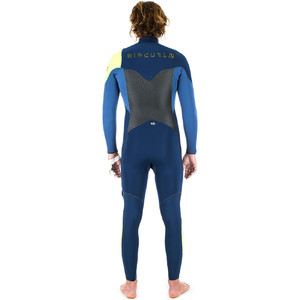 Rip Curl E-Bomb 4 / 3mm GBS Chest Zip Wetsuit NAVY WSM5BE