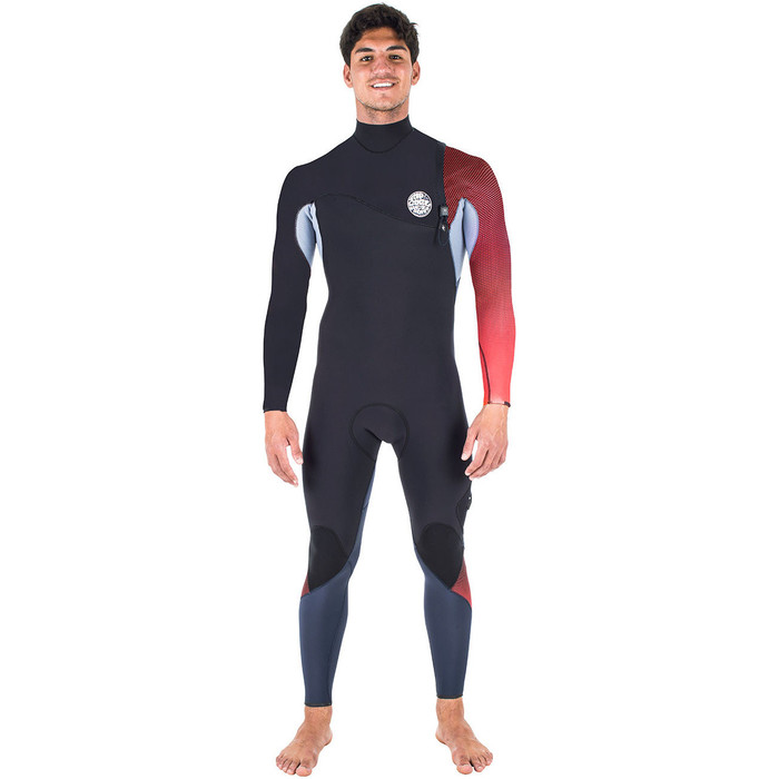 Rip Curl E-Bomb Pro 3 / 2mm GBS Zip Free Wetsuit RED WSM6RE