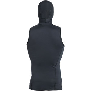 2019 Rip Curl Flashbomb 0. 5mm Polypro Mouwloos Thermo Vest Met Capuchon In Zwart Wvexdm