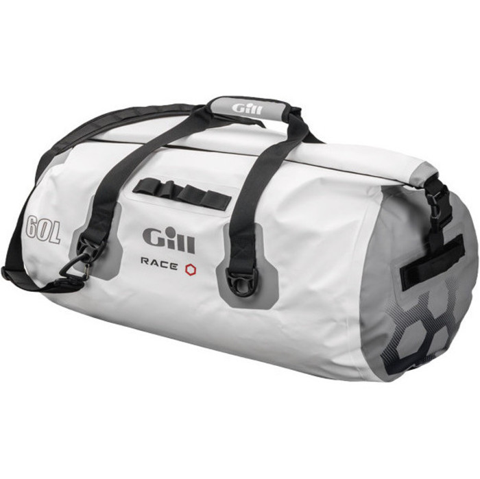 Gill Race Team 60L Waterproof Bag in White RS14