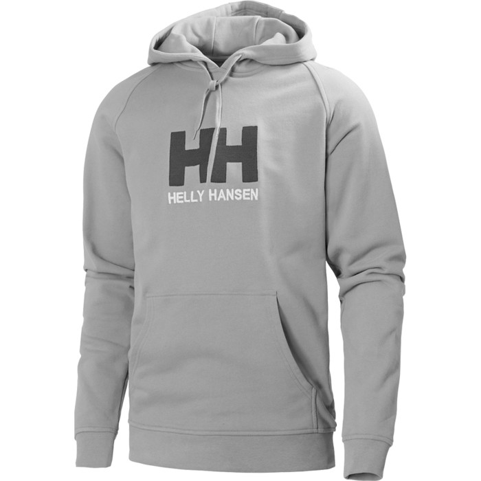 2018 Helly Hansen Logo Hoodie GRIS 54313
