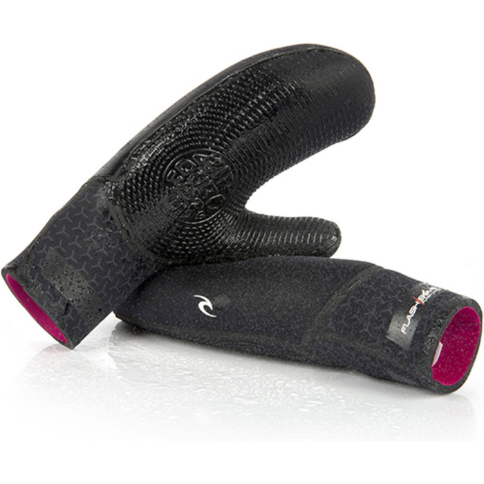 2019 Rip Curl FlashBomb 7/5mm Mitten Gloves BLACK WGL6FF