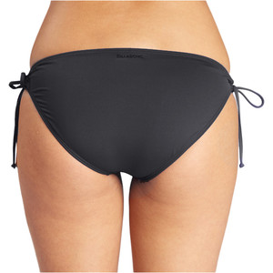 Billabong Ladies Sol Cercaer Low Rider Bikini Bottom in Black Sands C3SW10