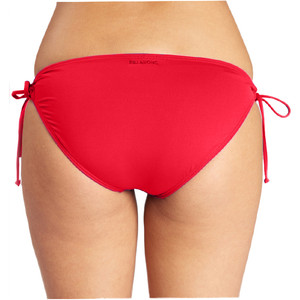 Billabong Ladies Sol Cercaer Low Rider Bikini Bottom in Horizon Red C3SW10