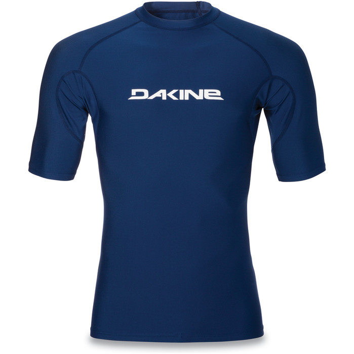 2018 Dakine Heavy Duty Snug Fit manches courtes Surf Shirt MIDNIGHT 10001018