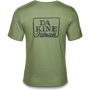 Dakine Roots Loose Fit Short Sleeve Surf Shirt OLIVINE HEATHER 10001027