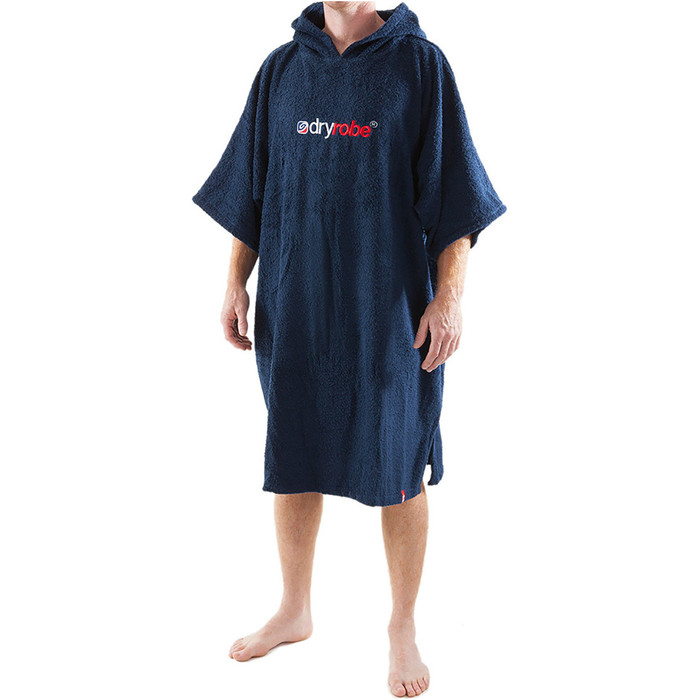 2019 Dryrobe Short Sleeve Towel Changing Robe / Poncho - MEDIUM in Navy