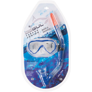 2020 Maschera Gul Junior Tarpon E Set Snorkel In Blu / Nero Gd0002