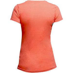 Gul Womens Tee Fit Short Sleeve Rash Vest CORAL RG0367-B2