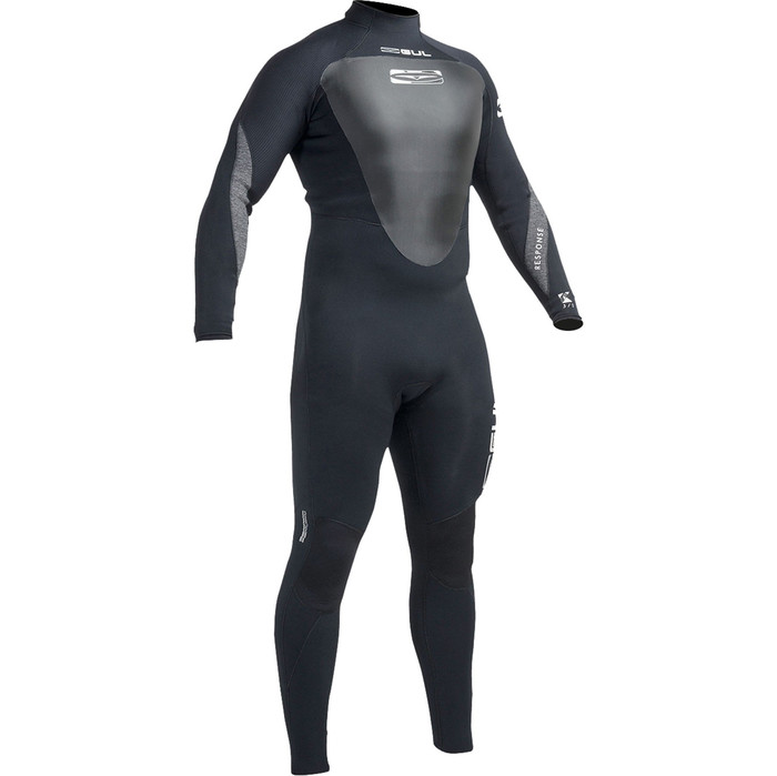 Gul Response 3 / 2mm GBS Back Zip Wetsuit NEGRO RE1231-A9