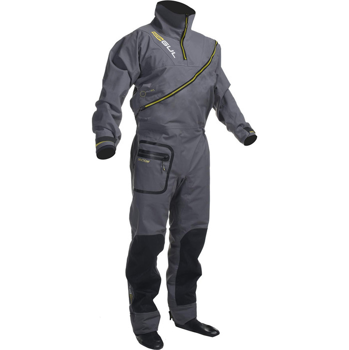 Gul Shadow Herren Halo Zip Drysuit Charcoal GM0349-A8