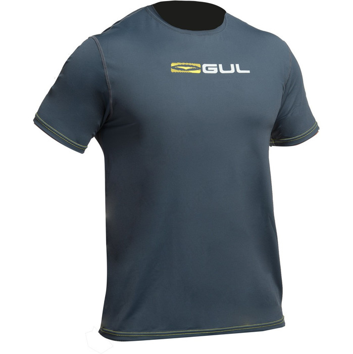 2024 Gul Tee Fit Short Sleeve Rash Vest ASH RG0366-B2
