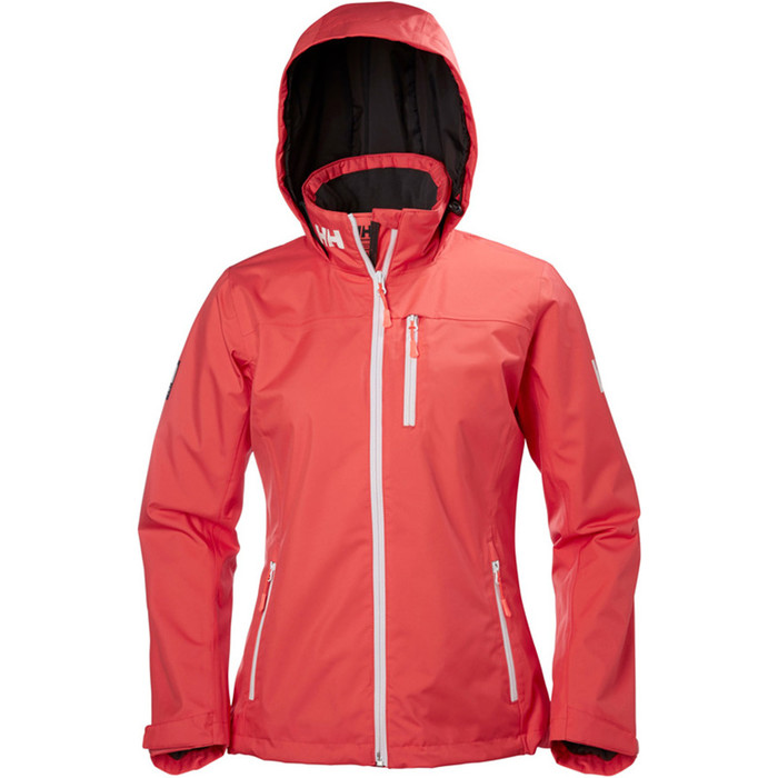 2018 Helly Hansen Ladies Hooded Crew Giacca a mezza manica Cayenne 33891