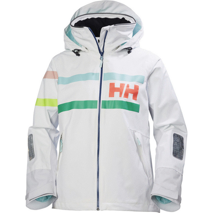 2018 Helly Hansen Ladies Salt Jacket Jacket bianco 36279