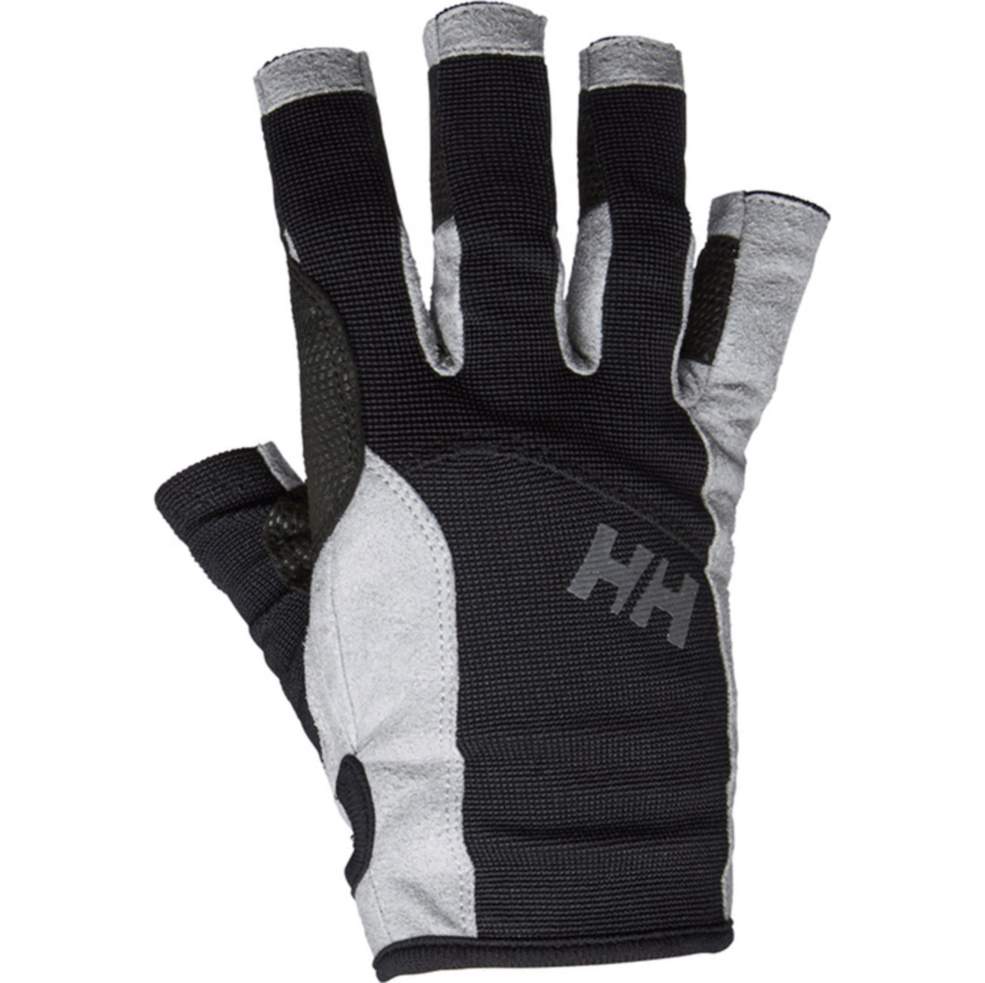2022 Helly Hansen Short Finger Sailing Glove Black 67772 Vela