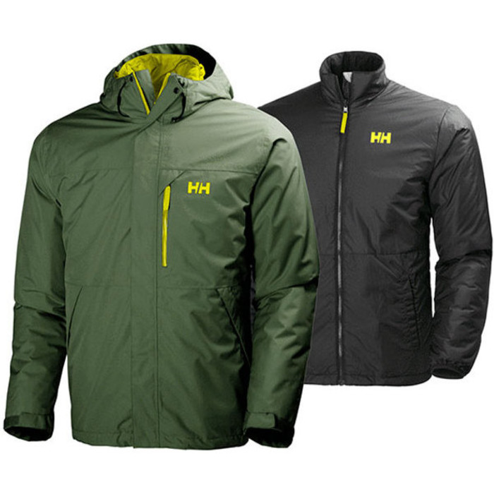 2018 Helly Hansen Squamish CIS 3-in-1 Jacke Ivy Green 62368