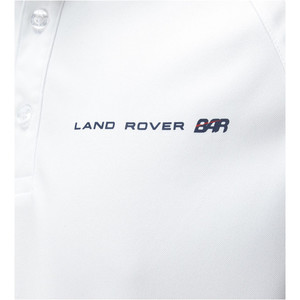 Henri Lloyd Land Rover Bar Cool Dri Polo Shirt BIANCO OTTICO B32016