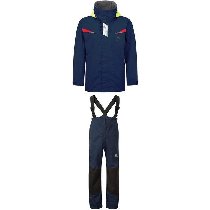 2019 Henri Lloyd Wave Inshore Jacket Y00353 & Pantaloni hi-fit Y10162 SET COMBI MARINE