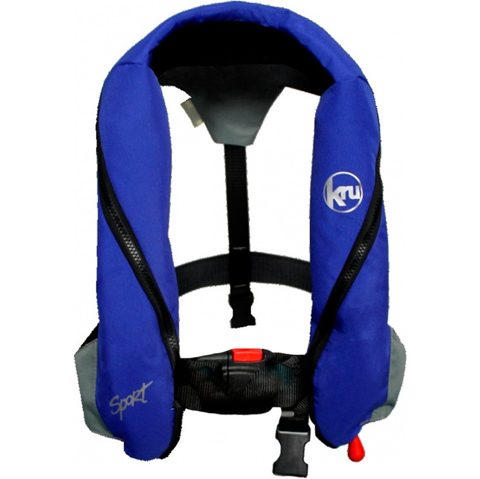 Kru Sport 185N Manual Lifejacket - Blue / Grey LIF7220