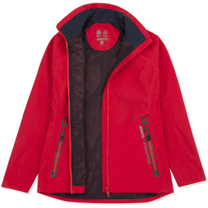 Musto Womens Essential Crew BR1 Jacket RED EWJK058 & Evolution Sunblock Polo Top