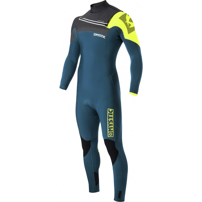 Mystic Majestic 3/2mm GBS Chest Zip Wetsuit - LIME 170020