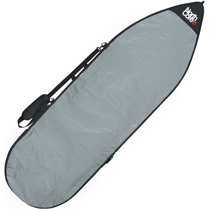 2024 Northcore Sucht Shortboard / Fisch Hybrid Surfboard Tasche 7'0 Noco50b - Grau