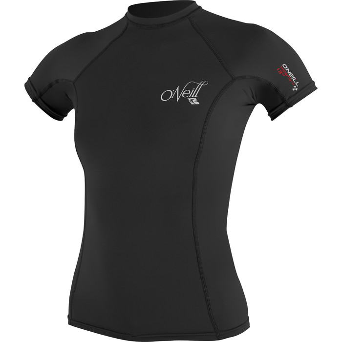 2017 O'Neill Ladies Thermo-X manches courtes Crew BLACK 4618