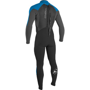 2018 O'Neill Youth Epic 5 / 4mm Bagside GBS Wetsuit BLACK / GRAPHITE / BLUE 4219