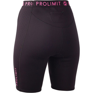 Prolimit Dame SUP 1mm Neoprene Shorts Sort / Pink 54485