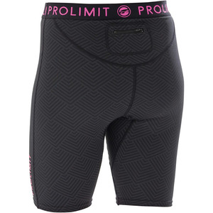 Prolimit Kvinders Sup Hurtig Dry Shorts Sort / Pink 74790