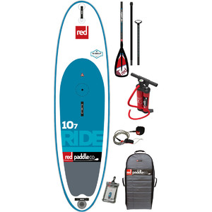 Red Paddle Co 10'7 Fahrt WINDSUP Aufblasbare Stand Up Paddle Board & Tasche, Pumpe, Paddel & LEASH